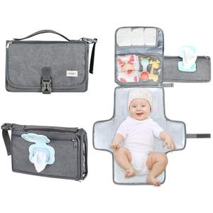 Échantillon gratuit, prix compétitif, sortie d'usine, design portable, tapis à langer, sac à langer, organisateur de poussette pour bébé - Product Image 1