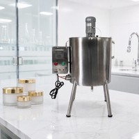 Remplisseuse à piston électrique semi-automatique haute précision avec agitateur pour bouteilles, liquides visqueux, lait, eau pure