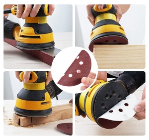 木工用6インチ酸化アルミニウムサンドペーパーディスクフックおよびループサンダーディスク研磨ディスク - Product Image 6