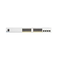Switch Gigabit Inteligente de Capa 3 C1200-24FP-4G, 24 Puertos PoE+ 375W, 4*GE SFP Uplink, Montaje en Rack, para Oficina, Cámara IP, Wi-Fi, AP, Red VoIP