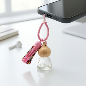 Gourd Glass Aroma Diffuser Tassel Pendant Empty Fragrance Bottle <b>Car</b> Backpack Wardrobe Aroma <b>Ornament</b> - Product Image 6