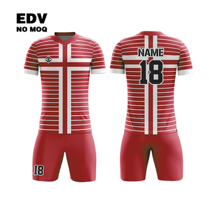 Wholesale OEM Moisture Wicking Football Jersey Heat Dissipation Soft Breathable For Intensive Training Wear 100% Polyester - Product Image 2