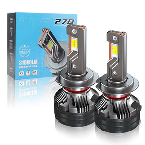 Système d'éclairage automobile Ampoules de phares LED pour voiture 200W 30000LM H1 H3 9005 9006 5202 9012 H13 H4 H7 H11 Phare LED - Product Image 1