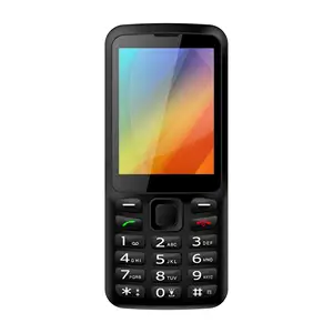 Original Factory Supplier 4G 1600mAh Battery Senior Feature Phone 48MB+128MB Memory with Big Screen Keypad Simple Phones Bar