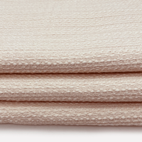 Tissu bouclé tweed pastel tissé en gros, personnalisable, 54% térylène, 48% coton, pour costume, jupe, robe, vêtement