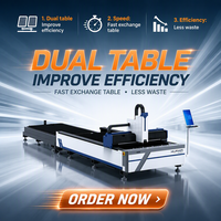 Découpeuse laser fibre CNC haute puissance 20kW 30kW à table d'échange ouverte pour tôles métalliques, avec Cypcut AI pour une fabrication de précision