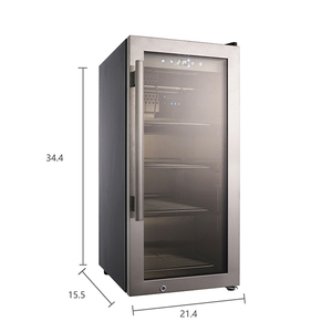 75L 3 Couches Verre Autonome Vieilli Bœuf Ager Machine De Durcissement De La Viande Armoire Steak Âge Réfrigérateur Vieillissement À Sec Réfrigérateur pour Hôtel - Product Image 5