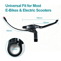 Levier de frein pour vélo électrique, levier de frein en alliage d'aluminium, accessoire de remplacement pour trottinette électrique, pièces de rechange pour trottinette électrique, leviers d'embrayage