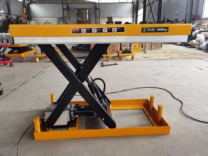 Meja Kerja Platform Angkat Hidrolik Gunting JIN YANG HU Workshop Kapasitas <span class=keywords><strong>1T</strong></span> 2T 3T - Product Image 3