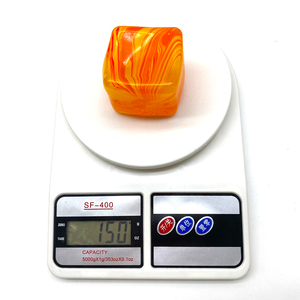 Balle anti-stress souple en forme de <span class=keywords><strong>cube</strong></span> à motif marbré TPR pour le bureau, soulagement de l'anxiété, <span class=keywords><strong>d</strong></span>écoration de bureau, cadeau promotionnel pour enfants et adultes - Product Image 6