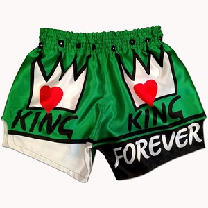 Pantalones Cortos de Boxeo de Alta Calidad para Entrenamiento de <span class=keywords><strong>Muay</strong></span> <span class=keywords><strong>Thai</strong></span> en Tailandia, con Abertura Alta, Tradicionales - Product Image 5
