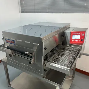 220 Voltage Medium Conveyor Pizza Oven 300 Degree "Hot Air" Commercial Pizza Ovens For Pizza Restaurant