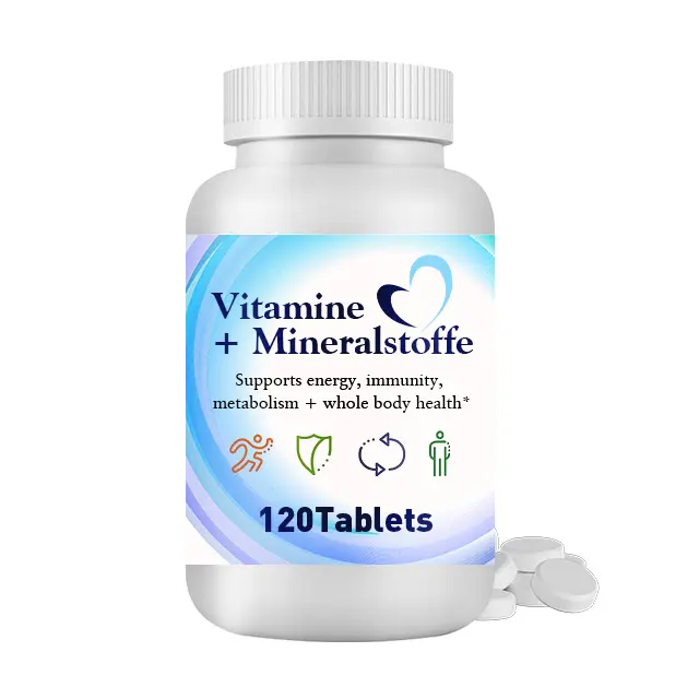 Pabrik grosir perawatan kesehatan suplemen vitamin dan mineral Multivitamin kapsul Multivitamin tablet untuk dewasa