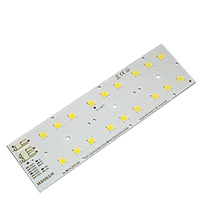 Module LED Mankun MK-5050-6H2-121.4*49.5mm-12S1P-3535-20963 20W haute puissance 12 LED 3535 121.4x49.5mm avec lentille sur carte PCB pour éclairage public