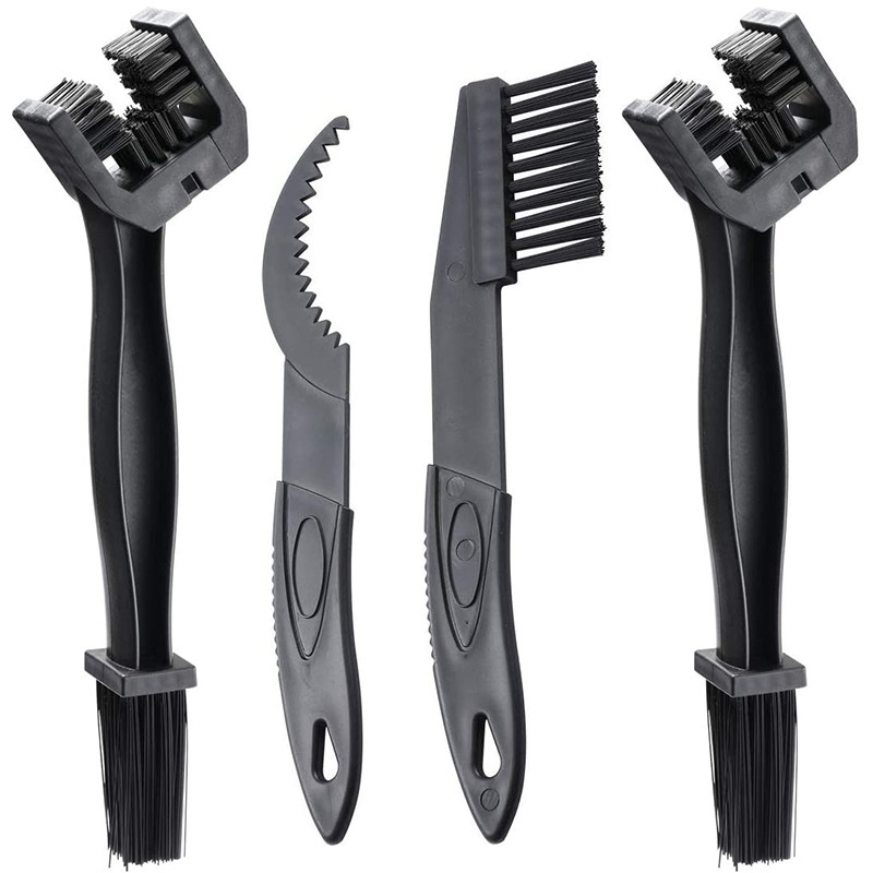 Noir 2 gros pinceaux + 2 petits pinceaux