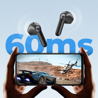 Earbuds Nirkabel Chipset Terbaru Terlaris 2021 BT 5.2 Qualcomm QCC3040 AptX-Adaptive, 4-Mic dan CVC 8.0, Mode Game