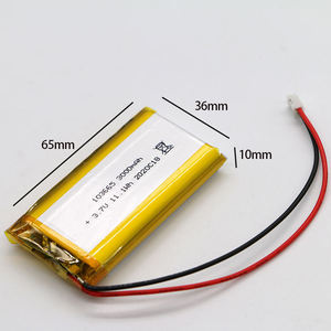 Kaliteli şarj edilebilir 3000mah <span class=keywords><strong>3.7v</strong></span> <span class=keywords><strong>Lipo</strong></span> polymer pil <span class=keywords><strong>3.7v</strong></span> 3000mah 755060 974058 103665 104060 polimer pil - Product Image 2