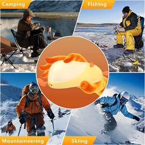 Calentador de manos recargable de gran capacidad de 10000mAh-USB portátil ligero y duradero con 3 Ajustes de temperatura para viajes Camping - Product Image 5