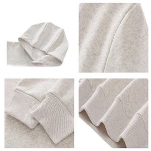 TKAN279D Vente en gros Sweat-shirt personnalisé pour homme de haute qualité, uni, impression 3D en relief, taille plus, ample, anti-rides, pour l'hiver - Product Image 3