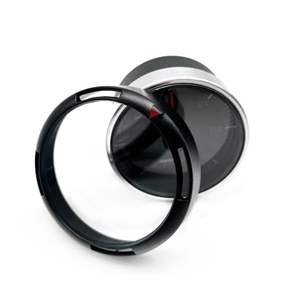 Liquidation vente 60mm 2.36 pouces lunette d'indicateur d'avertissement en plastique noir - Product Image 1