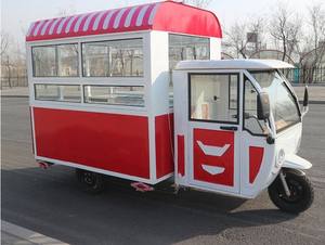 लोकप्रिय बिजली सड़क फास्ट फूड वेंडिंग गाड़ी मोबाइल भोजन ट्रक रस्सा मोबाइल भोजन गाड़ी - Product Image 5