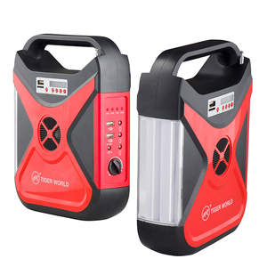portátil recargable de energía en el hogar sistema de iluminación kit de luces <span class=keywords><strong>solares</strong></span> bombilla de interior con radio y música - Product Image 5