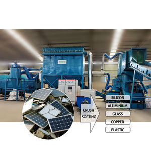 Bifacial Kính năng lượng mặt trời bảng điều khiển máy tái chế Zero ô nhiễm cao phục hồi phế liệu năng lượng mặt trời di động nhà máy chế biến động cơ mang lõi - Product Image 1