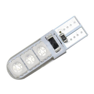 Éclairage automobile, lampe LED T10 en silicone, 6SMD 5730 W5W 194 168, accessoires de voiture, lumières 12V, alternative économique - Product Image 2