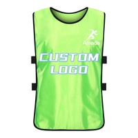 Maillots d'entraînement de football personnalisables, gilets de football vierges en couleurs au choix pour l'équipement de football