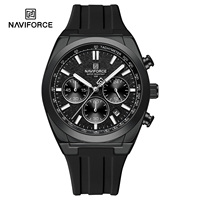 Montre NAVIFORCE 8080, cadran de 41 mm de diamètre, montre pour homme, design de luxe, dernier modèle 2025