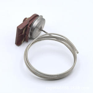 Thermostat capillaire WY138-11S, interrupteur de contrôle de température 50-135 degrés, protection contre la surchauffe, coque en aluminium, cuivre - Product Image 2