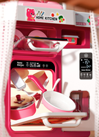 Ensemble de cuisine pour enfants Ds Kids Play, jouets complets de simulation de cuisine, ustensiles de jeu d'imitation pour enfants