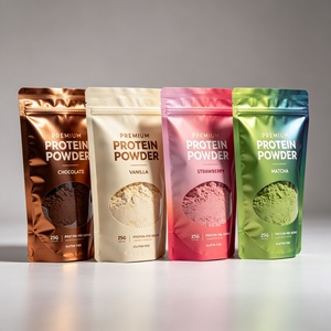 Custom Printed Moisture Proof Stand Up Milk Powder Packaging Pouch with Clear Window for Shelf Display Storage - Product Image 3