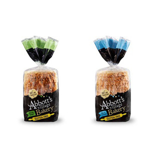 Bread product transparent package seal eco friendly biodegradable clear printed logo plastic food pouch custom packaging bags