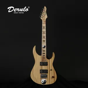 Derulo Elektrische Gitaar Oem Tl Elektrische Gitaar Custom 24 Frets Royal Poinciana Tai Chi Natuur Hoge Kwaliteit Disonguitars