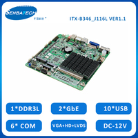 Carte mère industrielle durable personnalisable Mini-PCIE SIM M.2 SATA3.0 DDR3L J3455 haute performance