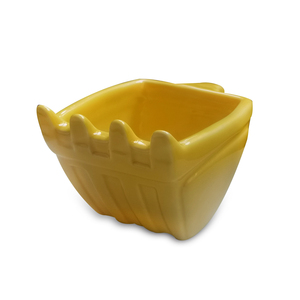 Tasse à café 3D en forme d'excavatrice en céramique tasse de nouveauté seau d'excavatrice tasse à thé en grès avec poignées - Product Image 2