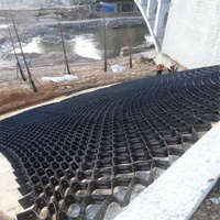 Géocell en HDPE alvéolaire pour allées, murs de soutènement et renforcement de fond de route, grille de gazon, hauteur 50mm-150mm, distance de soudure 500mm