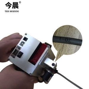 automática de impresora de código de barras de fácil manejo de impresión de código de máquina impresa en el tubo - Product Image 1