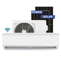 AC/DC Hybrid Solar Air Conditioner Split System 12000BTU 1.5HP 48V Inverter Direct Driven untuk Rumah dan Kantor, Tagihan Listrik Nol