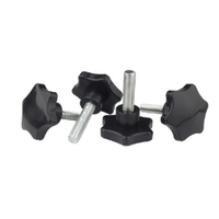M3 M4 M5 M6 M8 M10 ensemble de plastique couvercle de vis à oreilles filetage en plastique formant autotaraudeuse pour vis en spirale en plastique avec Base en acier