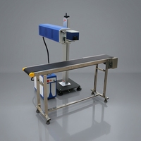 Machine de marquage laser CO2 30W pour la date d'expiration et le code de lot, imprimante laser pour sacs en plastique, câbles, bouteilles PET