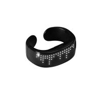 Bracelet lumineux LED multicolore rechargeable pour enfants avec écran Bluetooth, idéal pour Halloween et la rentrée scolaire - Vente en gros