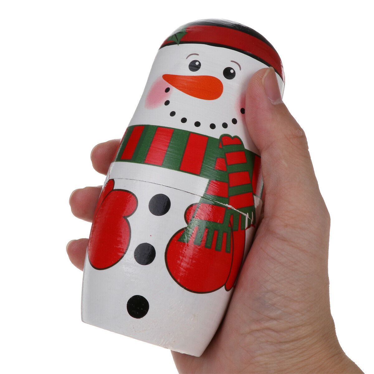 Оптовая продажа деревянных кукол с изображением Иисуса Христа Санты снеговика 19 см для самостоятельной сборки русские куклы-матрешки