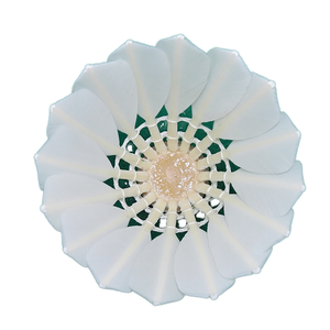 Pluma de Bádminton Profesional de Primera Calidad para Torneos, de 2 Capas, la Más Duradera y Ecológica, Hecha con Pluma de Pato Cigu, CAMPEÓN N.° 1 - Product Image 1