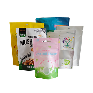 Plastica riciclata Evoh integratore di capsule organiche Super verdi custodia trasparente Mylar Doypack Bag con Logo personalizzato - Product Image 2