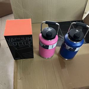 Outdoor Camping Custom <strong>2L</strong> Large Double Wall Vacuum Flask Thermos Jug Stainless Steel Insulated Sports <strong>Water</strong> <strong>Bottle</strong> With Handle - Product Image 5