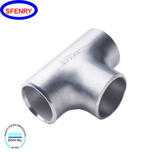 Sfenry התחת ריתוך צינור אבזרי SCH40 SCH80 A403 WP304 SS304 <span class=keywords><strong>SS316</strong></span> SS316L נירוסטה שווה טי - Product Image 2