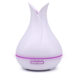Diffuseur d'arômes à grain de bois 400 ml, humidificateur ultrasonique avec lumière LED, diffuseur d'huiles essentielles pour la maison et le bureau - Product Image 4