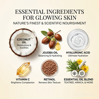 Huile de massage pour drainage lymphatique du visage, jojoba, noix de coco, vitamine E, Gua Sha, rouleau de jade pour le visage, non comédogène, végan, sans cruauté, 30 ml